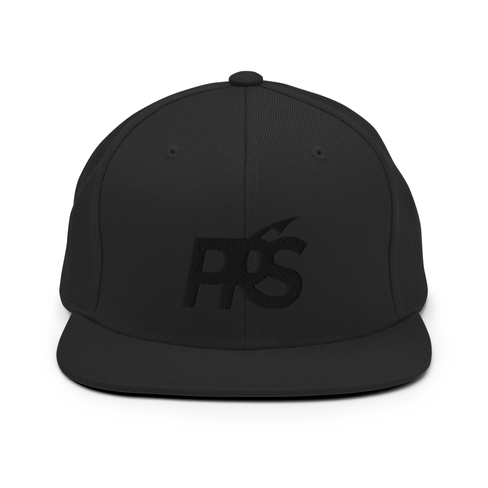 Blackout Logo Snapback Hat