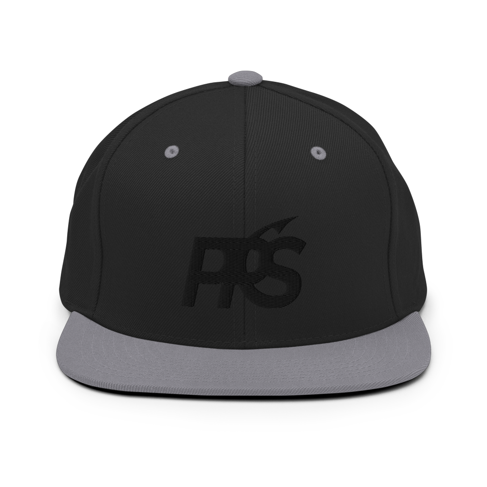 Blackout Logo Snapback Hat